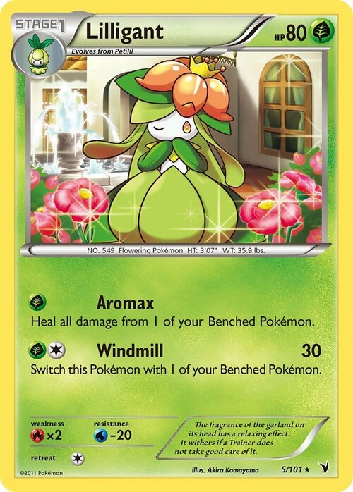 Lilligant Card Front