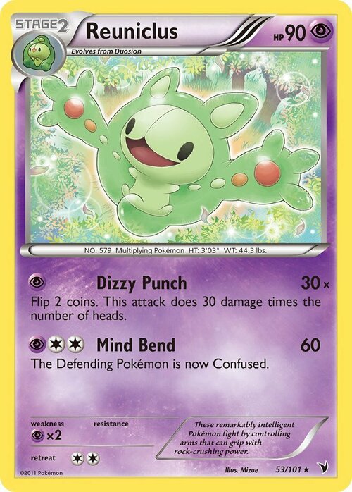 Reuniclus Card Front