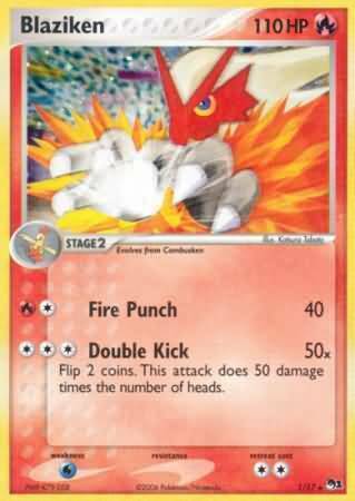 Blaziken Card Front