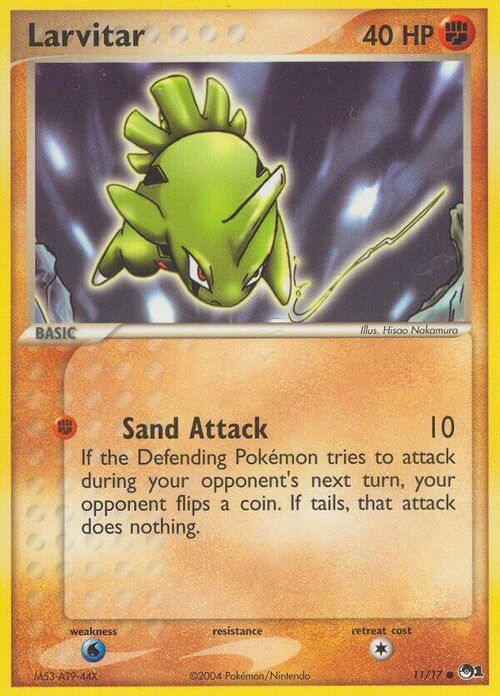 Larvitar Card Front