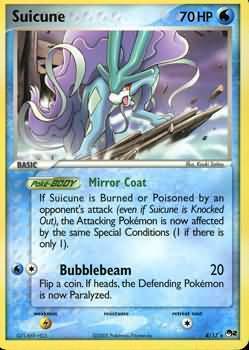 Suicune Card Front