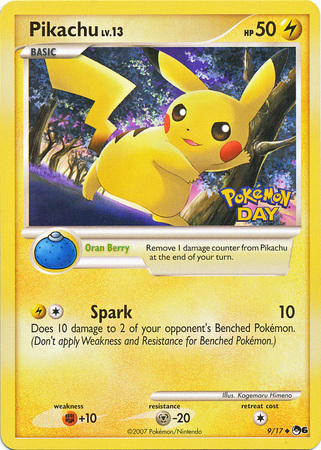 Pikachu Card Front