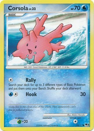 Corsola Card Front