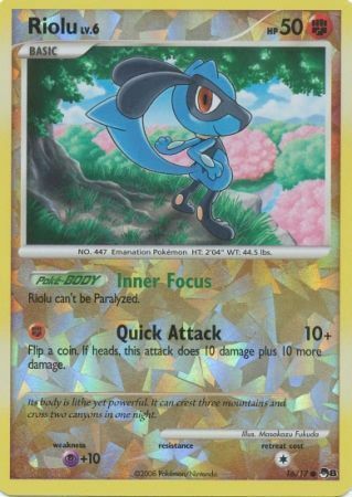 Riolu Card Front