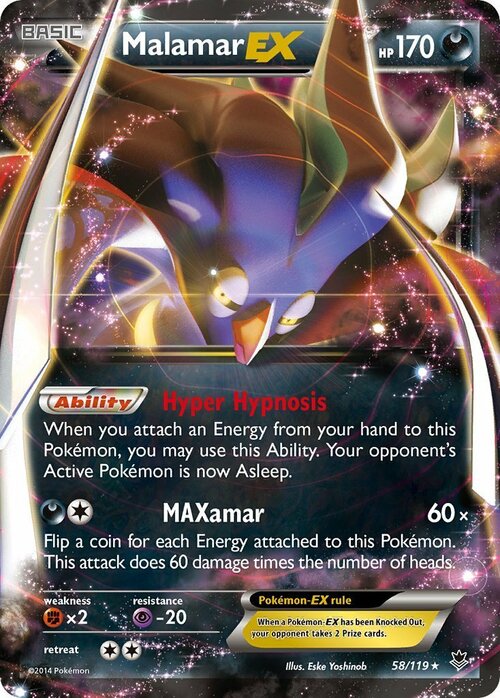 Malamar EX Card Front