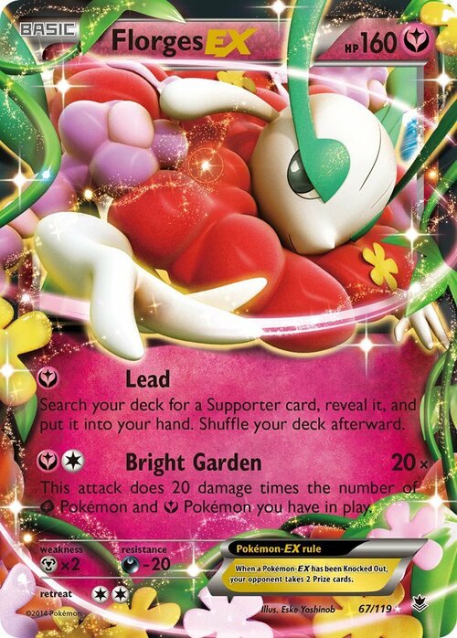 Florges EX Card Front