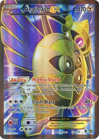 Aegislash EX Card Front