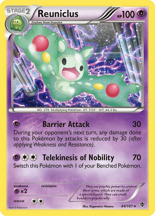 Reuniclus Card Front