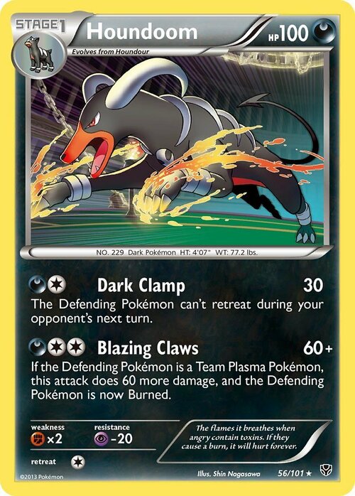 Houndoom Card Front