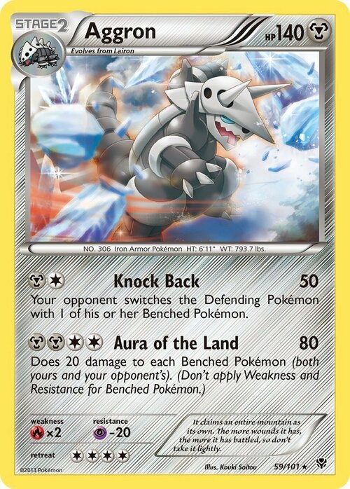 Aggron Card Front