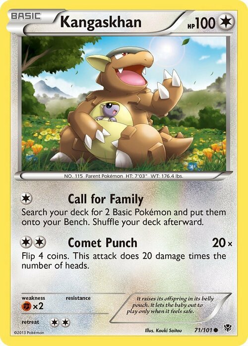 Kangaskhan Card Front