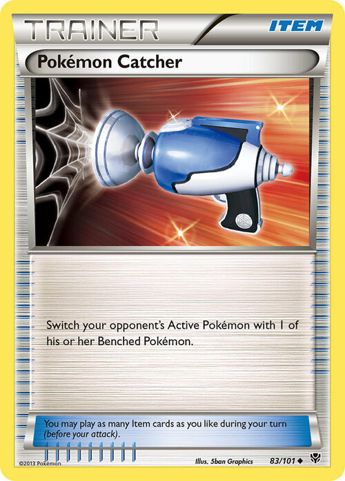 Pokémon Catcher Card Front