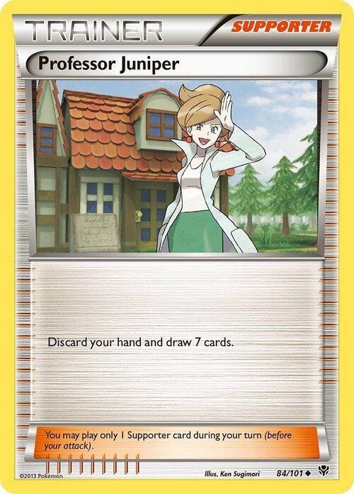 Professor Juniper Card Front