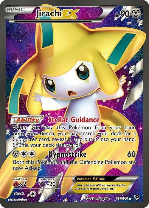 Jirachi EX Card Front