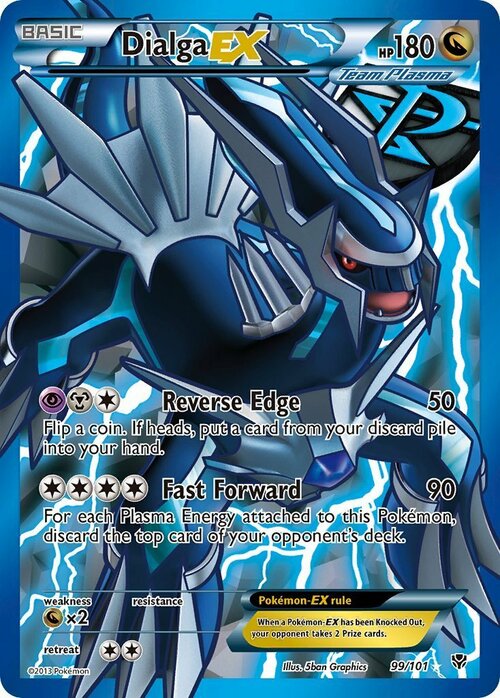 Dialga EX Card Front