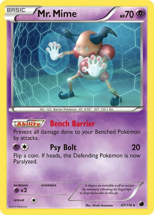 Mr. Mime Card Front