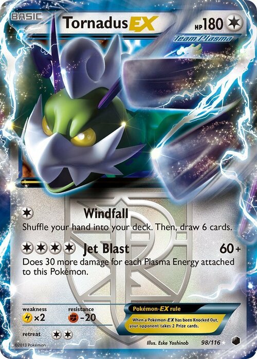 Tornadus EX Card Front