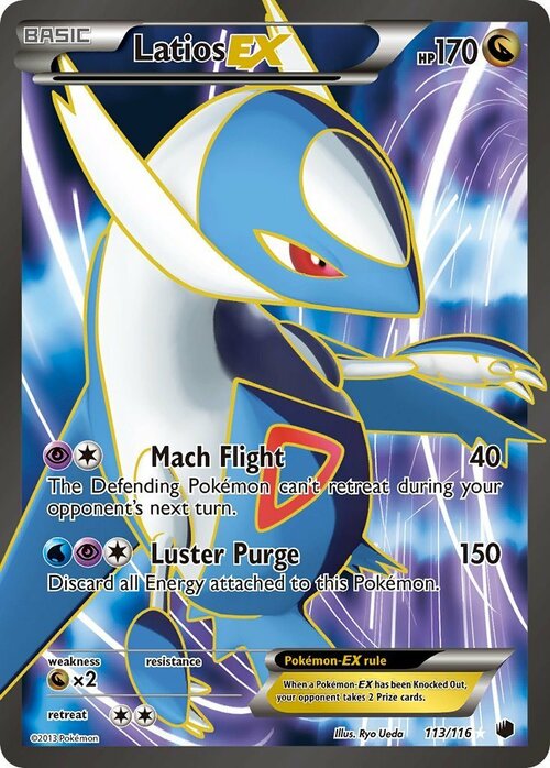 Latios EX Card Front