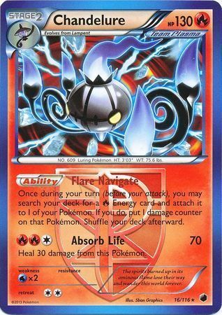 Chandelure Card Front