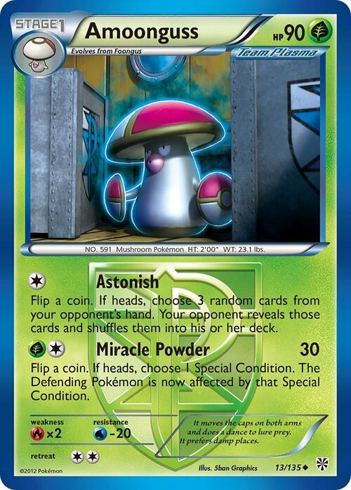 Amoonguss Card Front