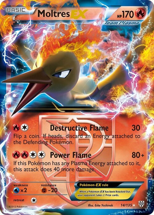 Moltres EX Card Front