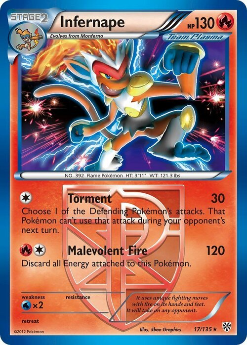 Infernape Card Front