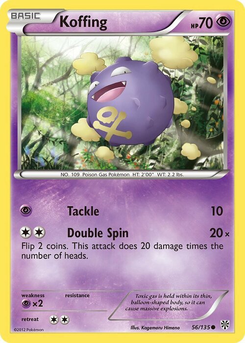 Koffing Card Front