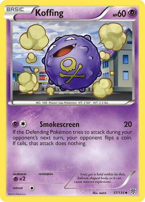 Koffing Card Front