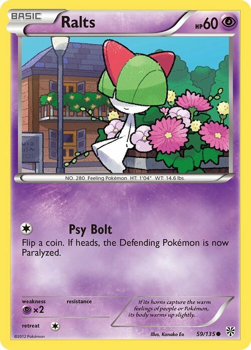 Ralts Card Front