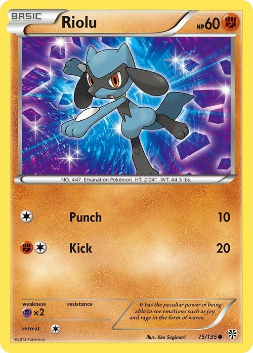 Riolu Card Front