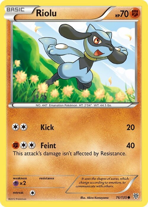 Riolu Card Front