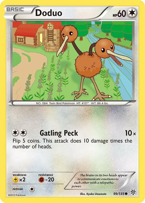 Doduo Card Front