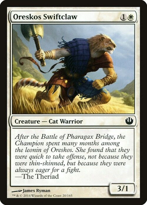 Oreskos Swiftclaw Card Front