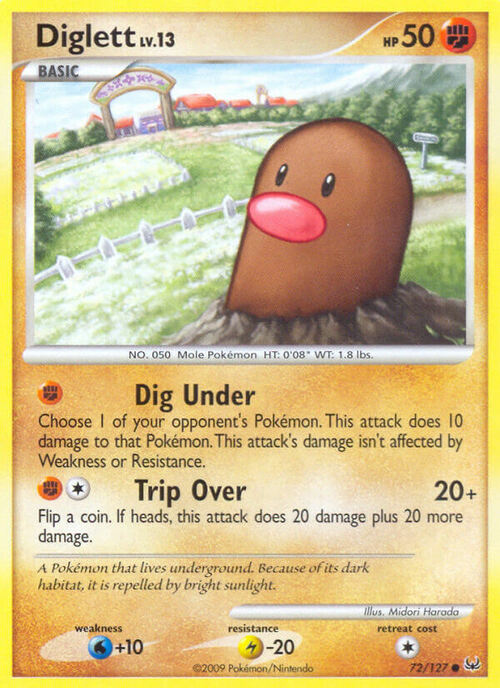 Diglett Lv.13 Card Front