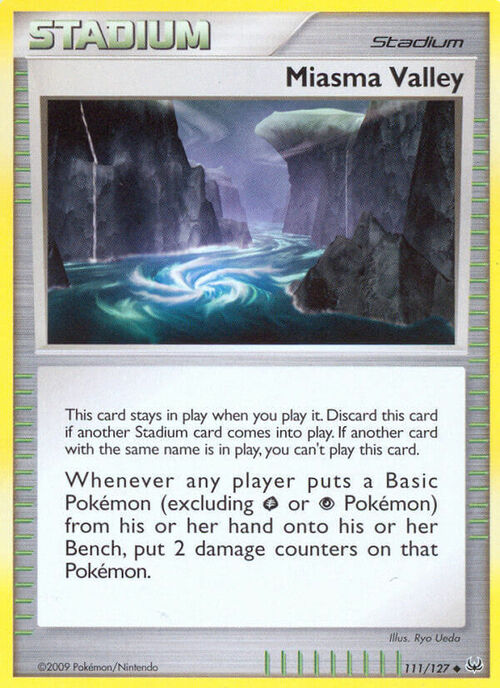 Miasma Valley Card Front