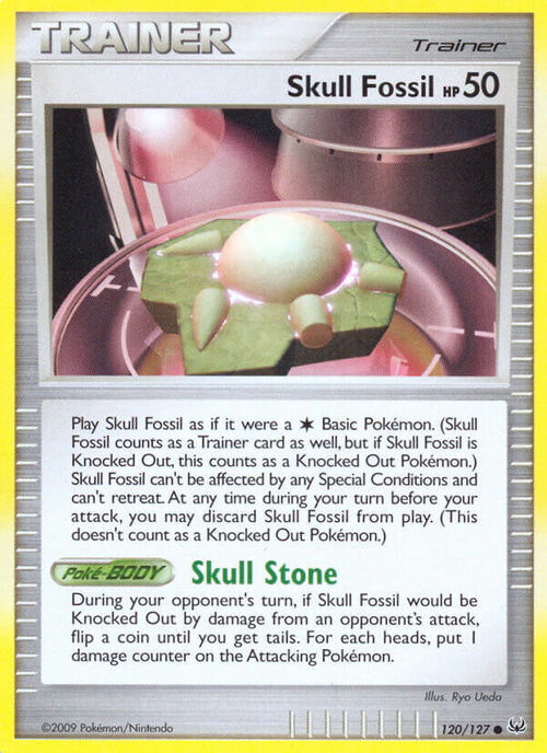 Skull Fossil Card Front