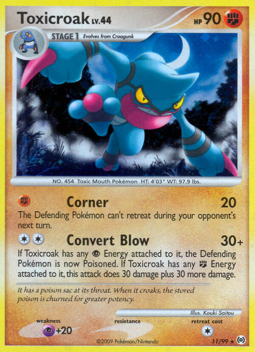 Toxicroak Card Front