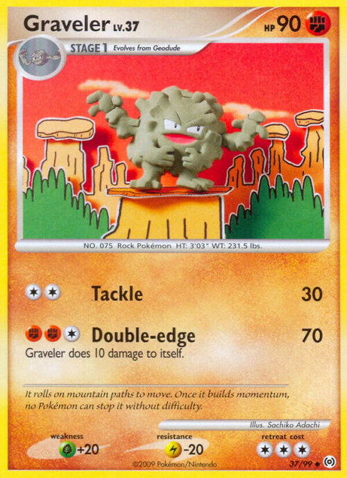 Graveler Card Front