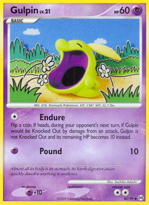 Gulpin Card Front