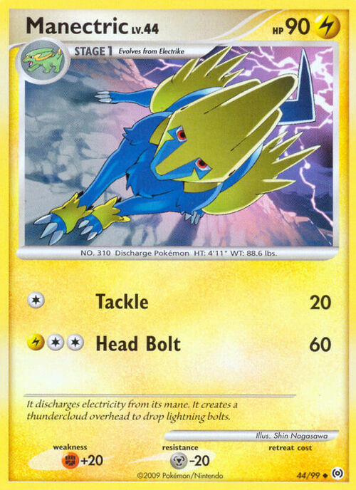 Manectric Card Front