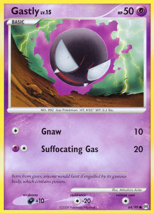 Gastly Card Front