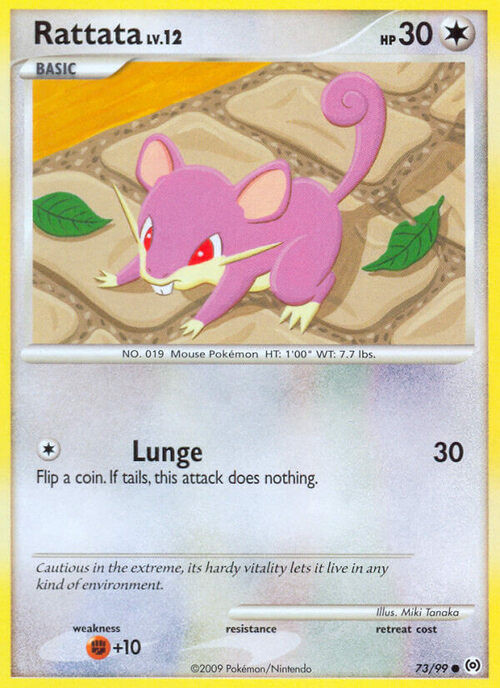 Rattata Card Front