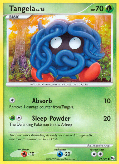 Tangela Card Front