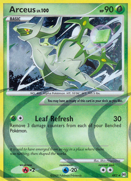 Arceus Card Front