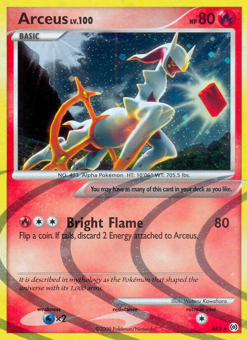 Arceus Card Front