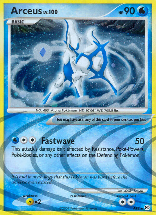 Arceus Card Front