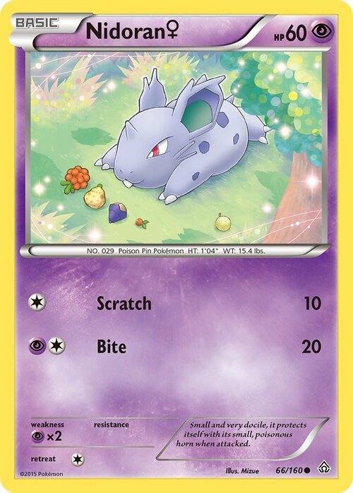 Nidoran F Card Front