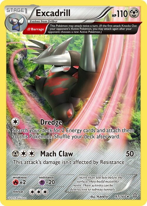 Excadrill Card Front