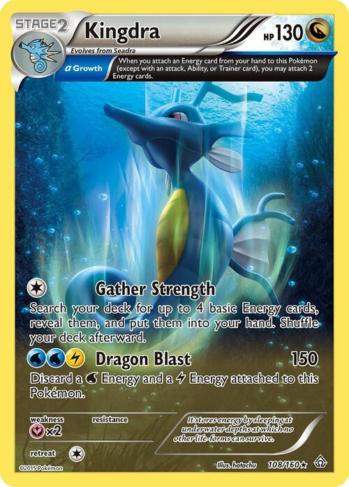 Kingdra Card Front