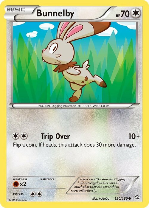 Bunnelby Card Front